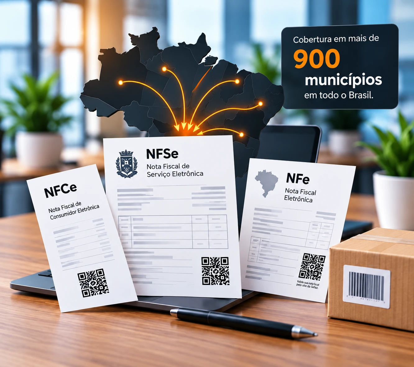 Emissão de NFSe, NFe e NFCe pelo DataFitness